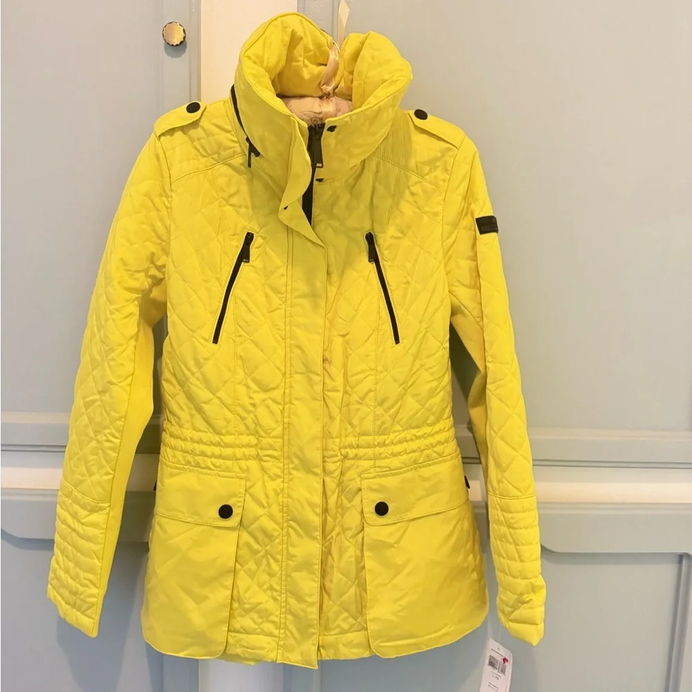 BCBGeneration Bright Yellow Kids Puffer Jacket - Picture 3 of 4